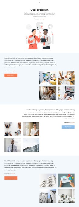 Meer Over Onze Projecten E-Commercewebsite