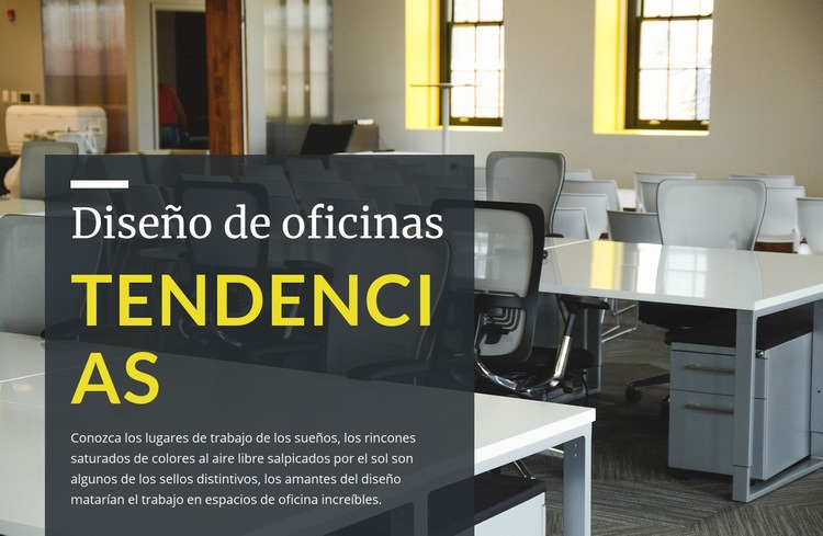 Tendencias de diseño de oficinas Tema de WordPress