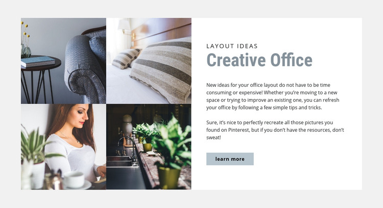 Creative office Homepage Design