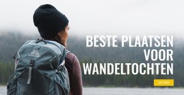 Beste Bestemmingspagina-Ontwerp Voor Wandelroutes