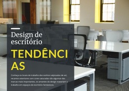 Tendências De Design De Escritório Modelo