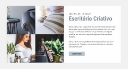 Escritório Criativo - Inspiração De Modelo HTML5