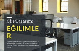 Ofis Tasarım Trendleri Için Sayfa Web Sitesi