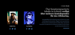 Unser Team In Sozialen – Kostenloses WordPress-Theme