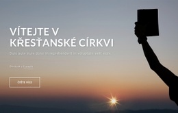 Vítejte V Křesťanské Církvi Jednoduchá Šablona CSS