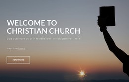 Welcome To Christian Church Simple CSS Template