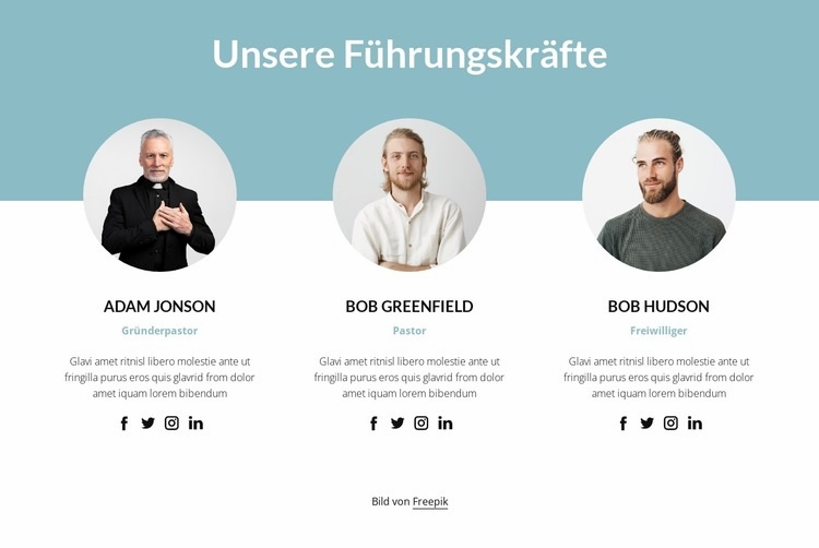 Kirchenführer Website design