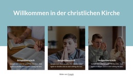 Weltweit Vernetzte Kirche Kirchliche Website-Vorlagen