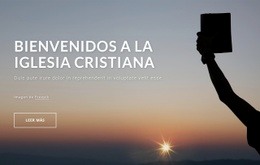 Bienvenido A La Iglesia Cristiana - Online HTML Page Builder
