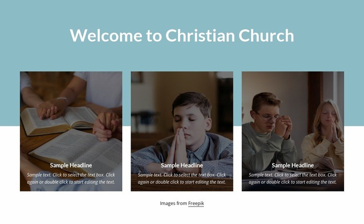 Globally-connected church Html Code Example