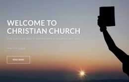 Üdvözöljük A Keresztény Gyülekezetben - Online HTML Page Builder