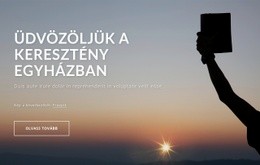 Üdvözöljük A Keresztény Gyülekezetben Egyszerű CSS-Sablon