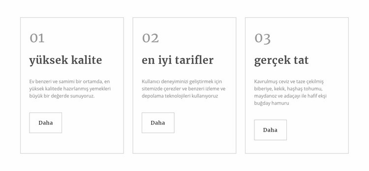 Sağlıklı restoran yemekleri Html Web Sitesi Oluşturucu