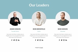 Church Leaders - Responsive Website Template