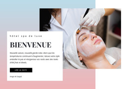 Spa De Luxe - Modèle De Site Web Gratuit