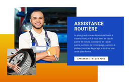 Centre D'Assistance Routière – Page De Destination HTML