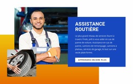 Centre D'Assistance Routière - Modèle Personnalisé D'Une Page