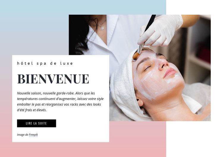 Spa de luxe Thème WordPress