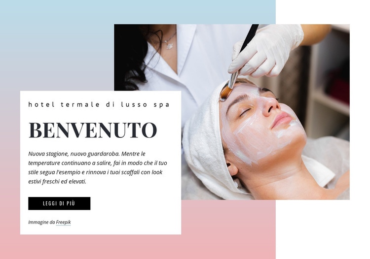 Spa di lusso Modelli di Website Builder