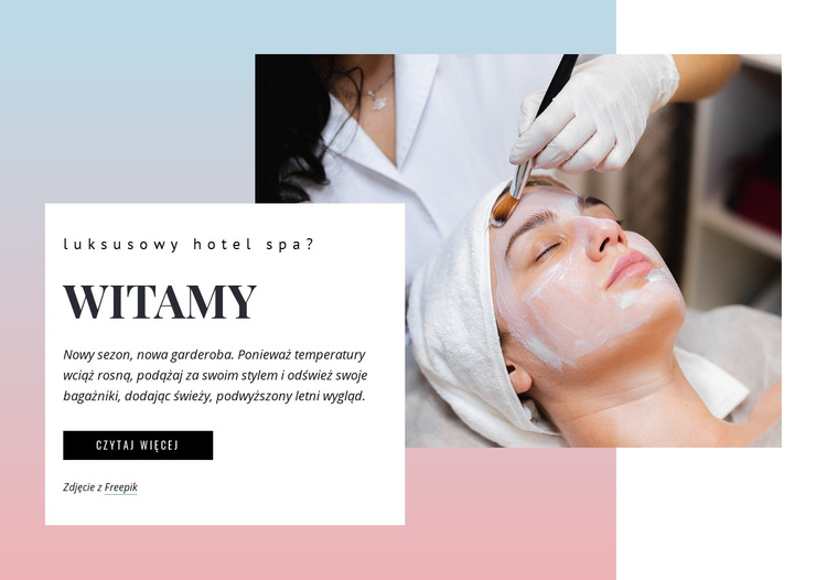 Luksusowe spa Motyw WordPress