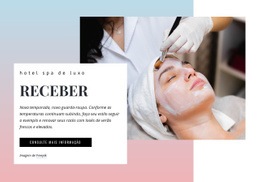 Um Design De Site Exclusivo Para Spa De Luxo