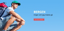 Fjällens Reseguide Responsiv Webbplats