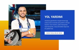 Yol Yardım Merkezi - Özel Tek Sayfalık Şablon