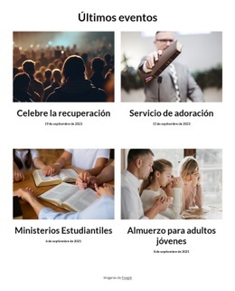 La Página De Destino Más Creativa Para Últimas Noticias Y Eventos