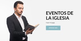 Nuestros Eventos De Oración - Plantilla De Una Página