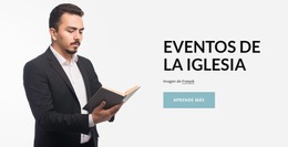 Nuestros Eventos De Oración: Plantilla De Sitio Web Joomla