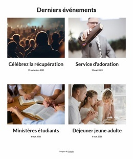 Page De Destination La Plus Créative Pour Dernières Nouvelles Et Événements