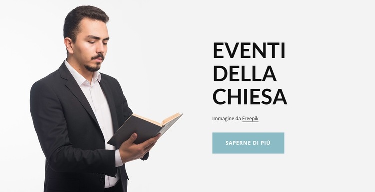 I nostri momenti di preghiera Modello di sito Web