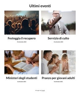 Pagina Di Destinazione Più Creativa Per Ultime Notizie Ed Eventi