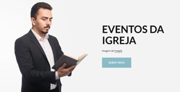 Nossos Eventos De Oração - Modelo Joomla Simples