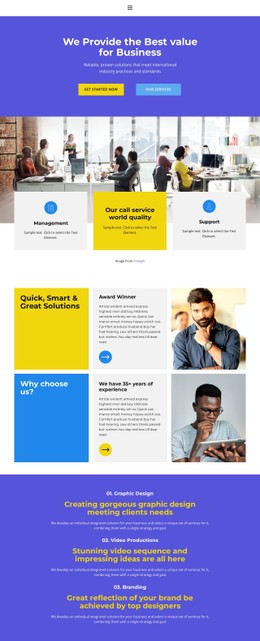 Quick and easy - CSS Template by Nicepage