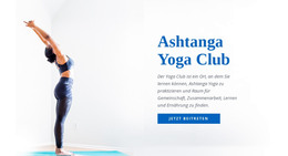 Ashtanga Vinyasa Yoga – Vorlage Für Website-Builder