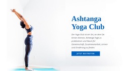 Ashtanga Vinyasa Yoga - HTML5 Website Builder