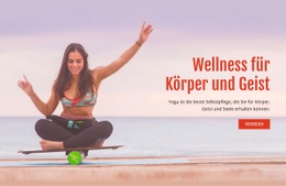 Geist Und Körper Wellness - Schöne HTML5-Vorlage