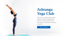 Ashtanga Vinyasa Yoga: Maqueta De Sitio Web Moderno