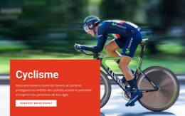 Faire Du Vélo Pour Le Plaisir - HTML Web Page Builder