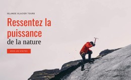 Le Pouvoir De La Nature Modèle De Site Web HTML CSS