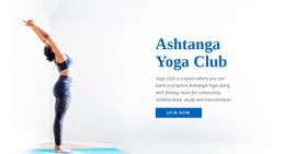 Ashtanga Vinyasa Jóga - HTML5 Website Builder