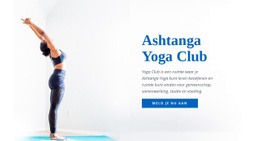 Ashtanga Vinyasa Yoga - HTML5 Website Builder