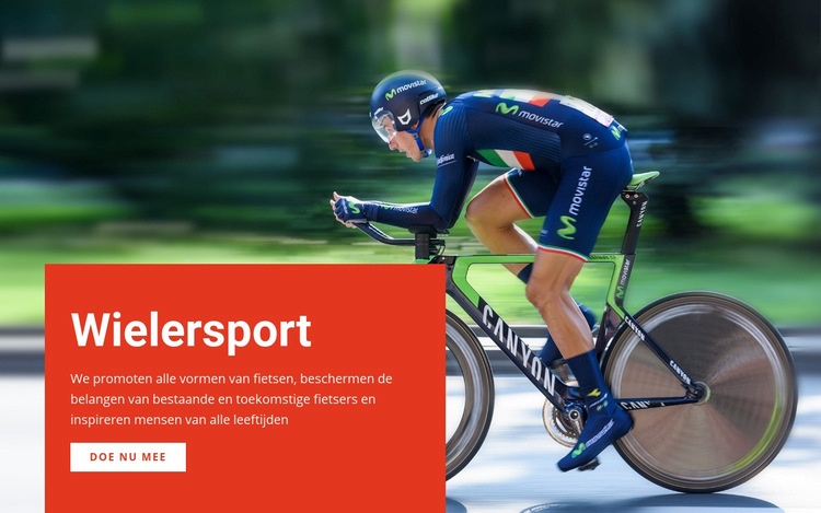 Fietsen voor de lol Html Website Builder