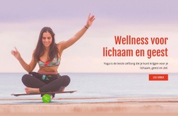 Gezondheid Van Lichaam En Geest - Ultieme Website-Mockup