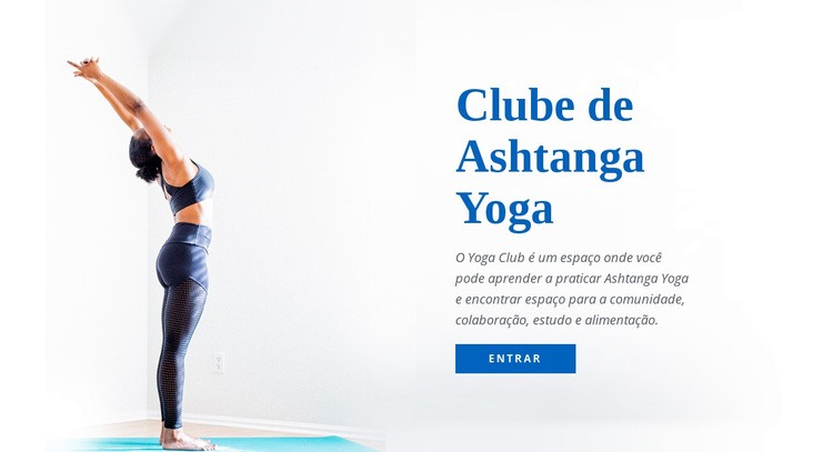 Ashtanga vinyasa ioga Construtor de sites HTML