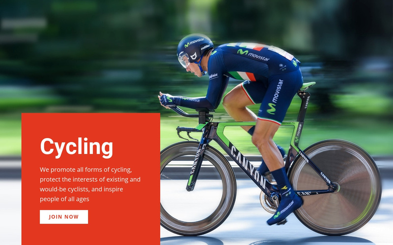 Cycling for fun Squarespace Template Alternative
