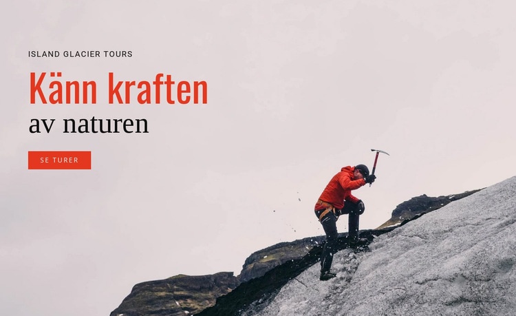 Naturens kraft WordPress -tema