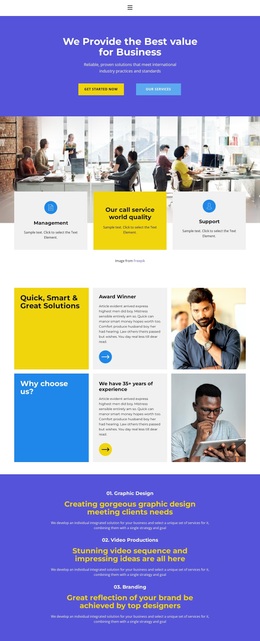 Quick And Easy - Responsive Website Templates