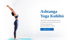 Ashtanga Vinyasa Yoga Tek Sayfalı Web Sitesi